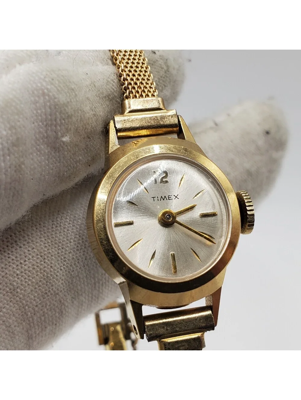 Vintage Timex Mechanical Watch 10k GF Top Watch Women For Parts Or Repair